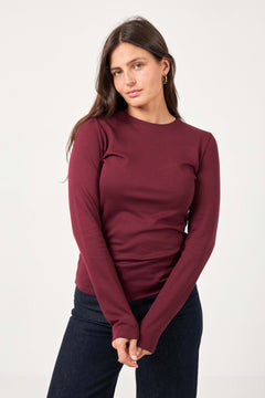 Andrea Longsleeve - Plum