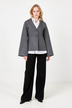 Maria Wool Blazer - Grey