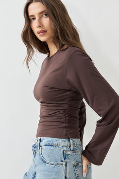 Dimetrimd LS T-Shirt - Seal Brown