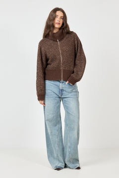 Dyvekemd Cardigan - Seal Brown