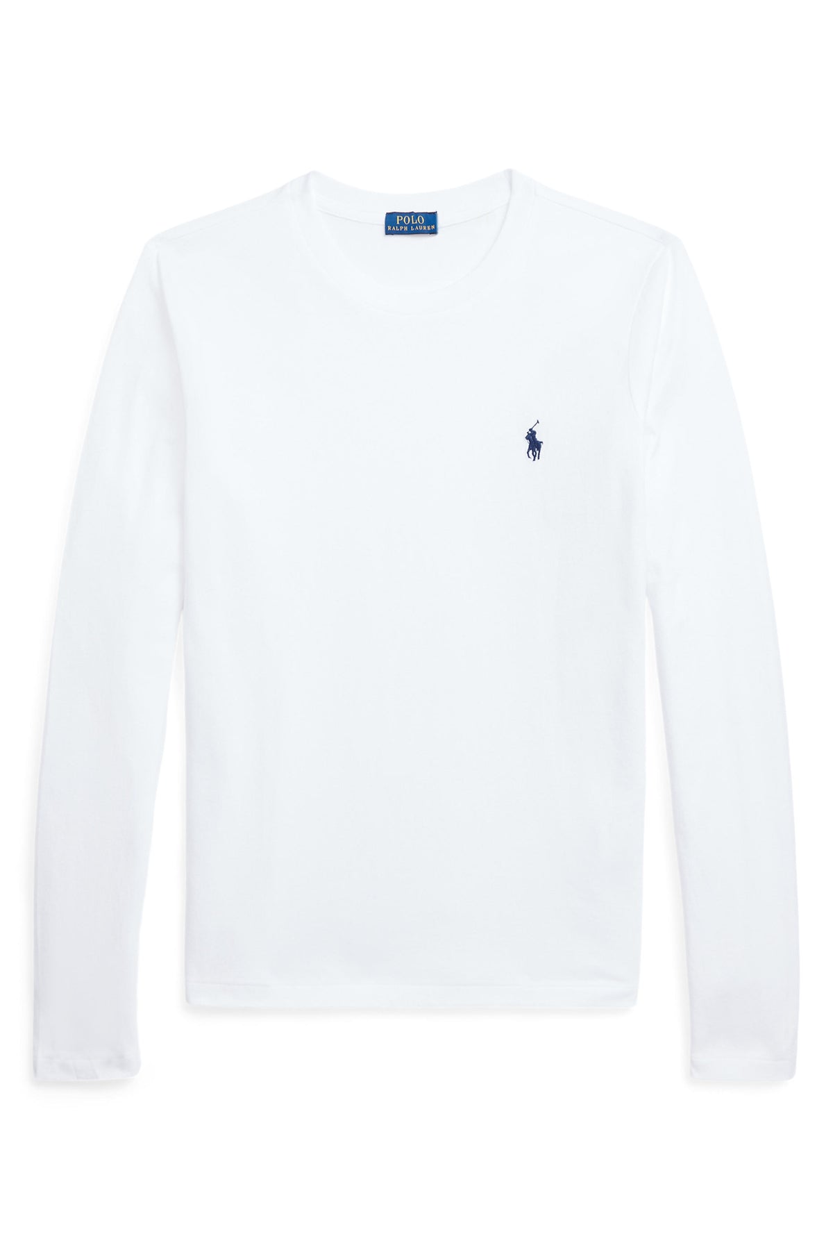 Long Sleeve Knit T-Shirt - White