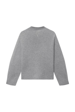 Sabrenda Funnel Neck 16535 - Grey Mel.