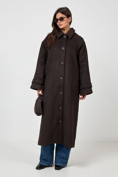 Enseneca Wool Jacket 7276 - Chocolate Torte