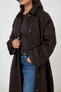 Enseneca Wool Jacket 7276 - Chocolate Torte