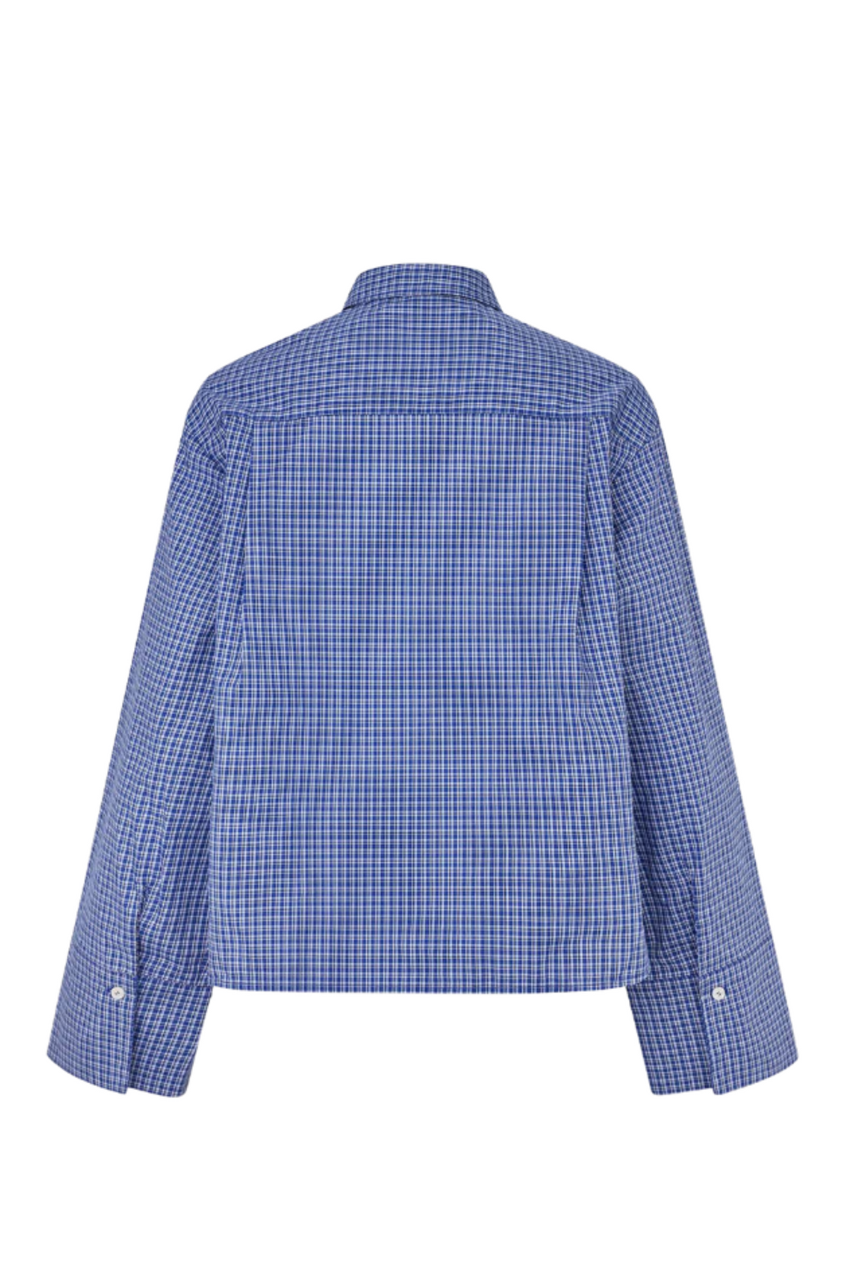 Enweb Ls Short Shirt 7354 - Classic Blue Check