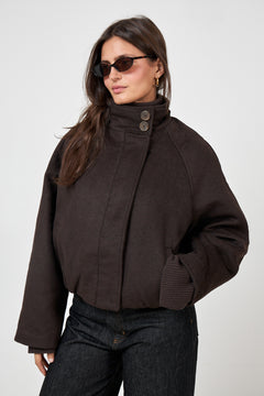 Ensigrid Wool Jacket 7276 - Chocolate Torte