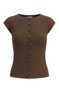 Enelin Sl Cardigan 7442 - Chocolate Torte