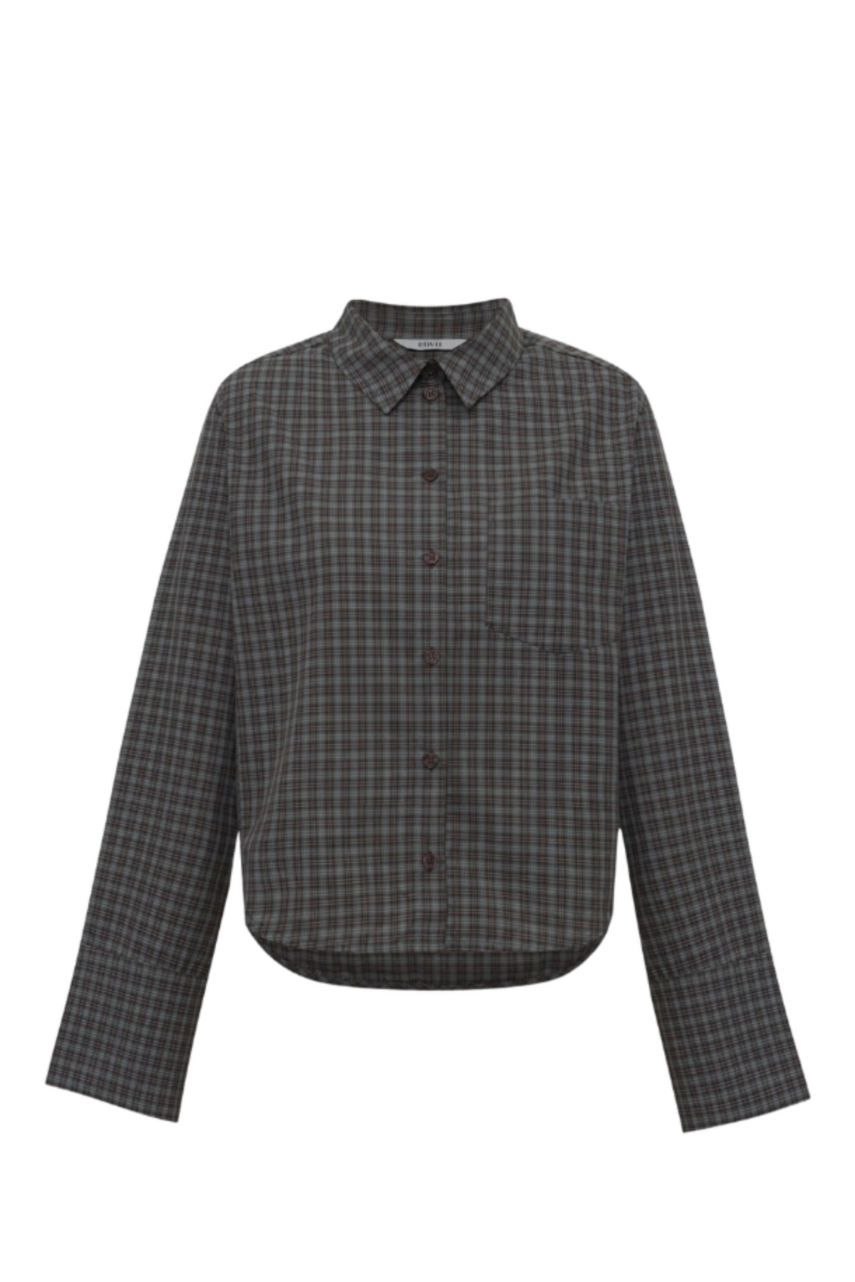 Enweb Ls Short Shirt - Pine Check