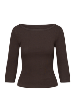 Enally Ls B-N Tee 5314 - Chocolate Torte