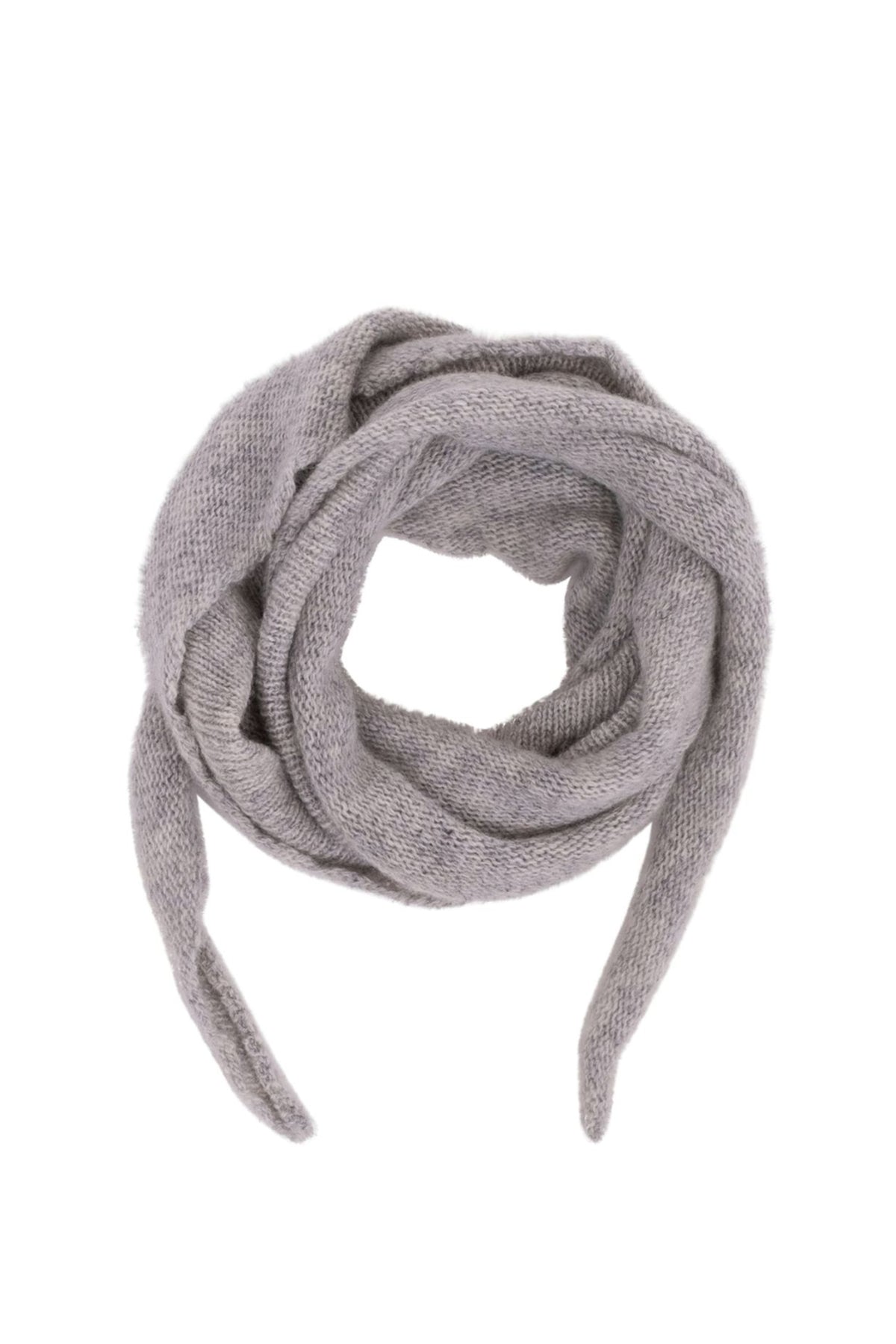 Misty Knit Scarf - Grey Melange
