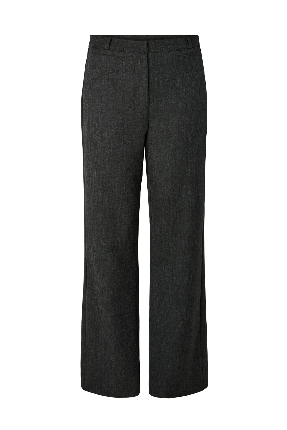Yasdaisy Mw Flared Pant - Dark Grey Melange