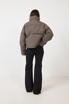 Steilia Ripstop Down Jkt - Taupe