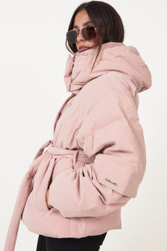 Steilia Brushed Down Jkt - Lt. Pink