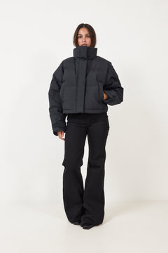 Steilia Ripstop Down Jkt - Black