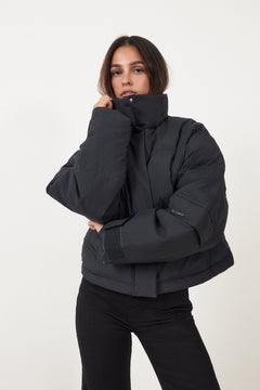 Steilia Ripstop Down Jkt - Black