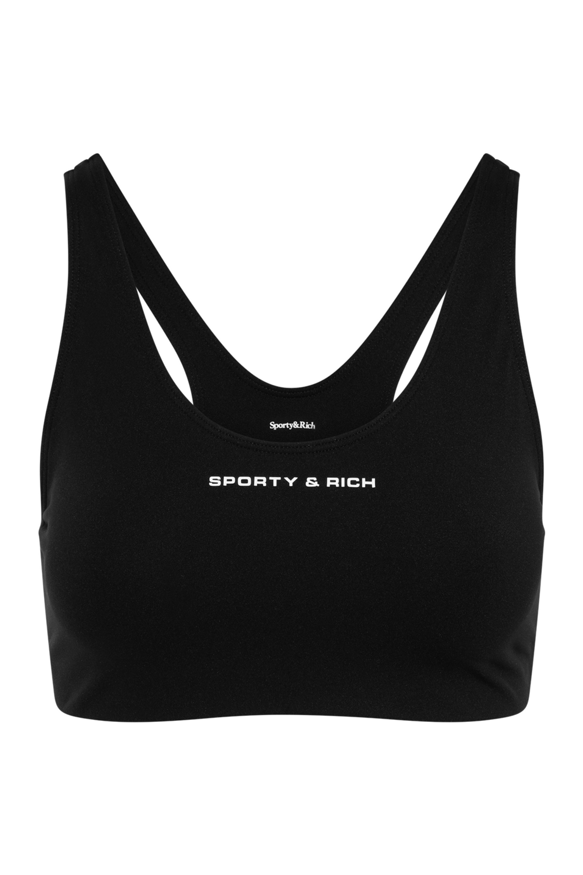 Bold Logo Sports Bra - Black