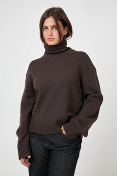 Enelise LS Knit 7230 - Chocolate Torte