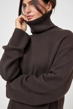 Enelise LS Knit 7230 - Chocolate Torte