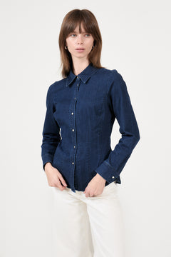 Cherinapw Shirt - Dark Blue Denim