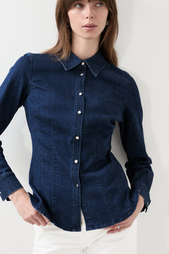 Cherinapw Shirt - Dark Blue Denim