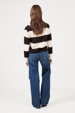 Charlottpw Pullover - Whitecap Gray/molé Stripe