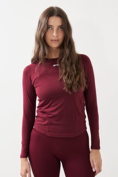 Soft Basic Long Sleeve - Merlot