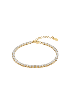 Tennis Bracelet X - Gold