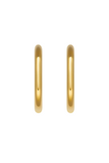 Mini Oval Hoops - Gold
