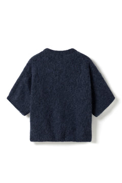N-Kae Ss Knit Cardigan - Navy