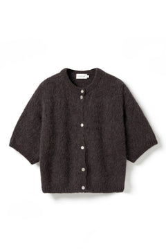 N-Kae Ss Knit Cardigan - Chocolate