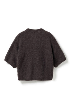 N-Kae Ss Knit Cardigan - Chocolate