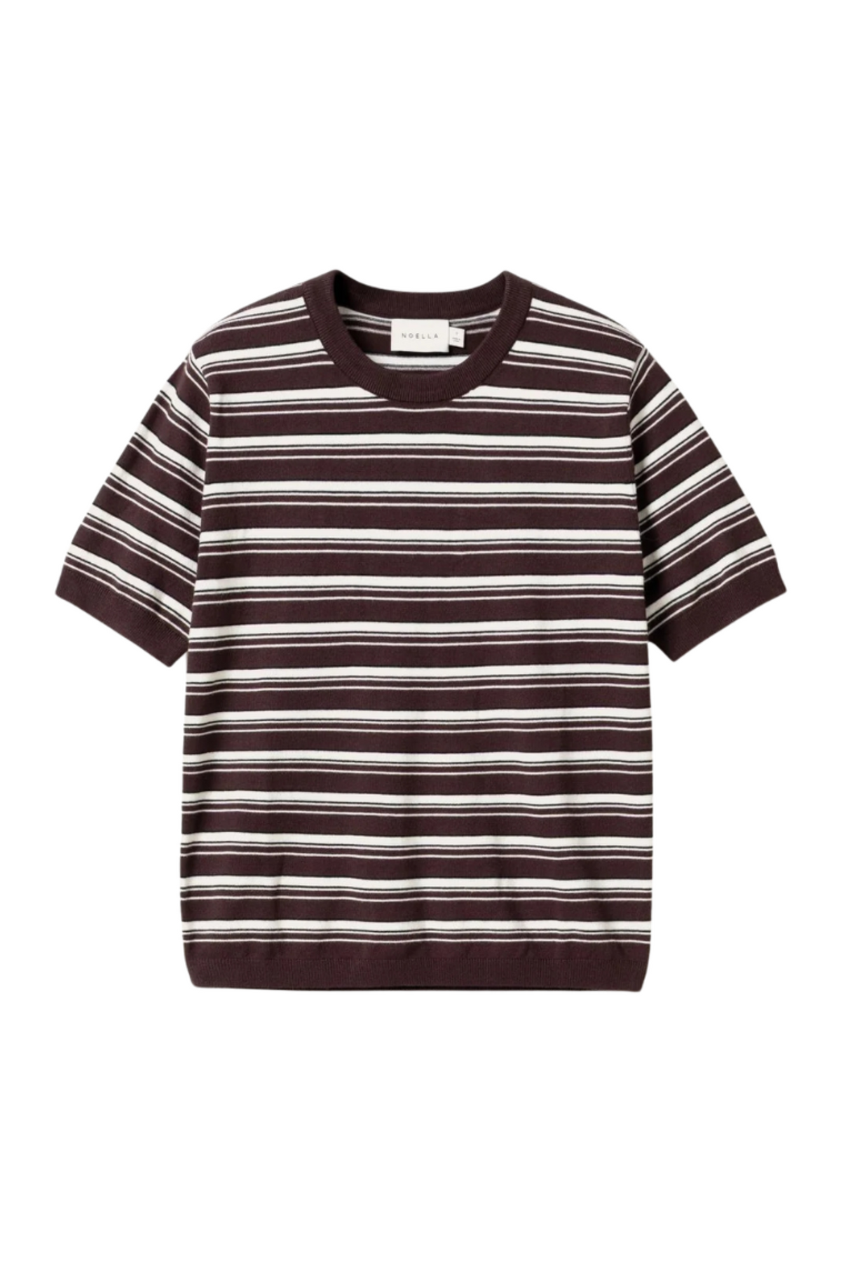 N-Muna Knit - Dannia Chocolate White Stripe