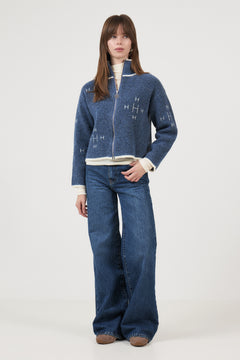 Iben Zip Jacket - Blue