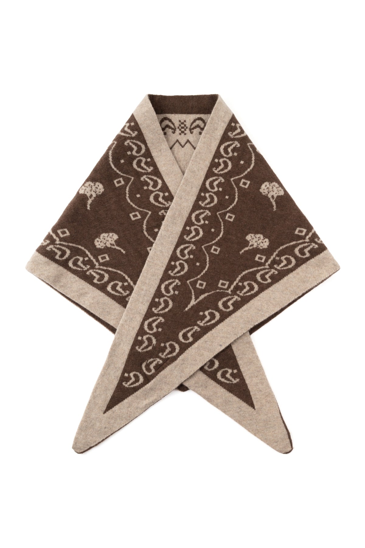 N-Neomi Scarf - Sand Brown Mix