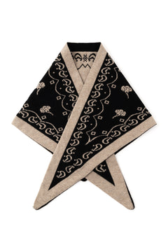 N-Neomi Scarf - Sand Black Mix
