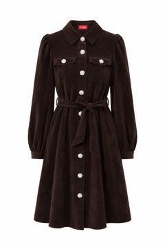 Celinecras Dress - Java Brown