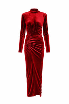Glorycras Dress - Tango Red