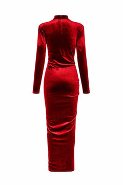 Glorycras Dress - Tango Red