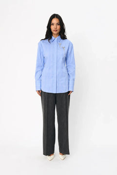 Graciecras Shirt - Blue Check