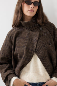 Pamela Amaranda Jacket Chk - Hot Fudge/Rubbe