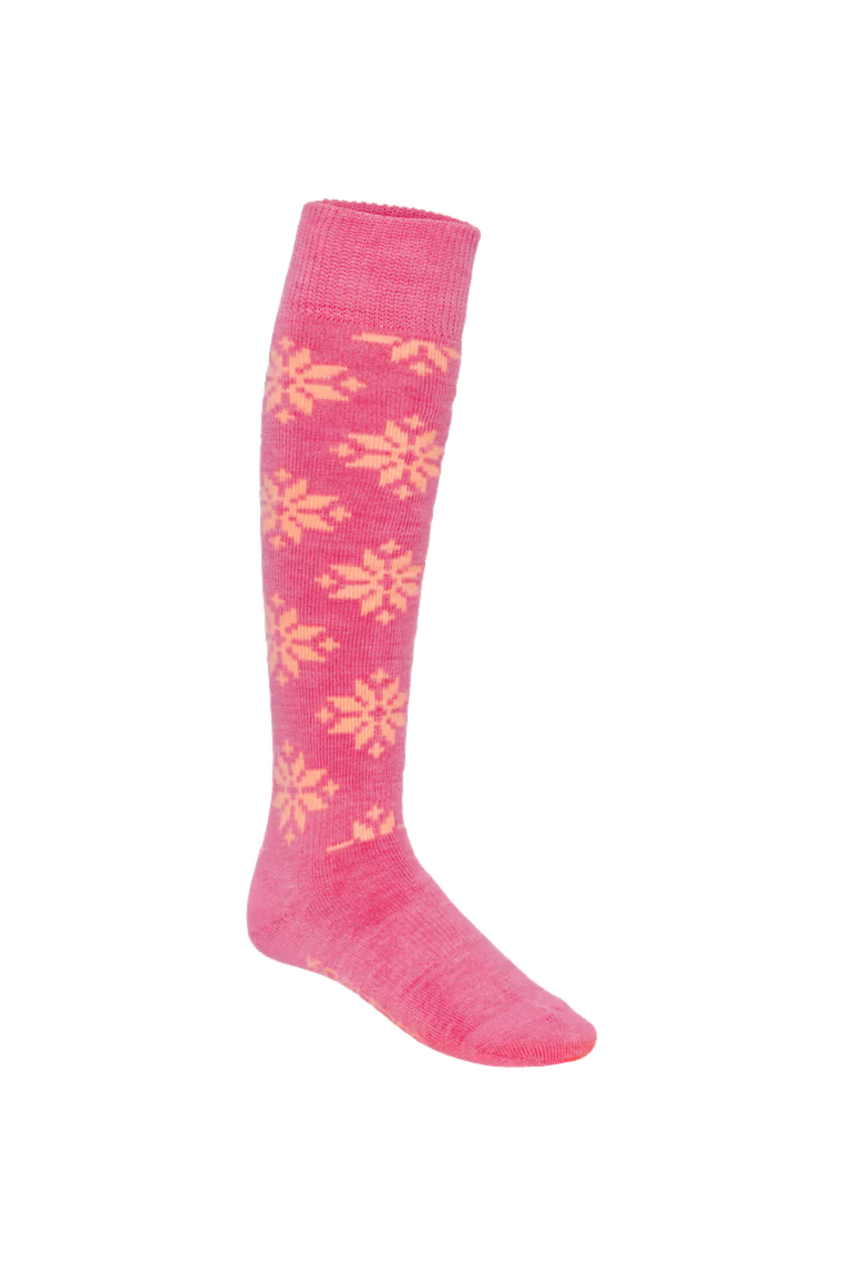 Rose Wool Ski Socks - Bubblegum