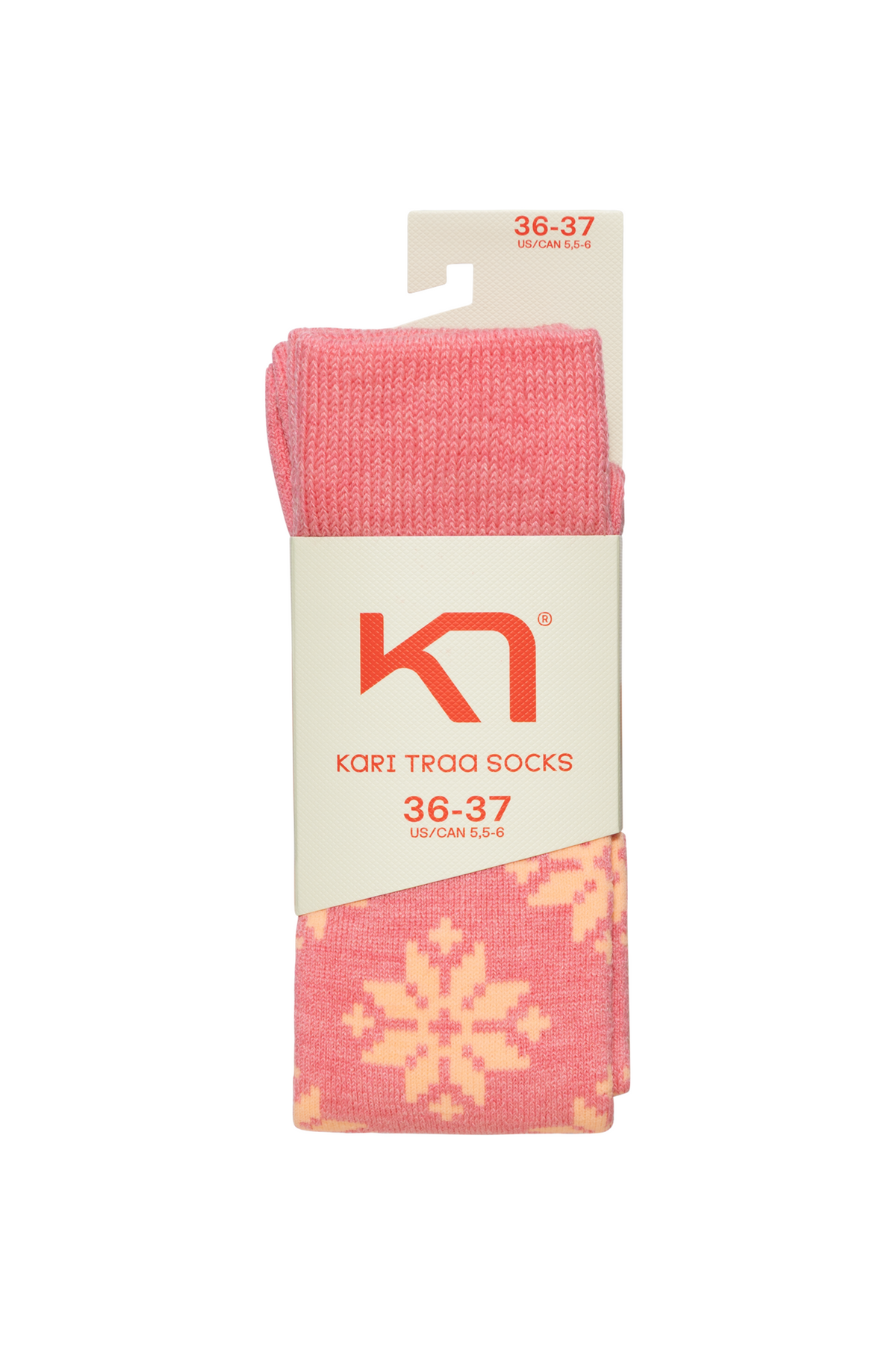Rose Wool Ski Socks - Bubblegum