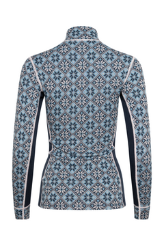 Rose Half Zip Base Layer Top - Dark Navy Blue
