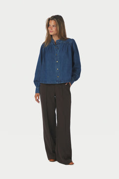 Melya Denim Shirt - Blue