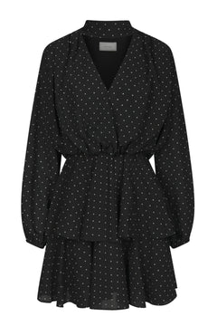 Nielle Dot Dress - Black