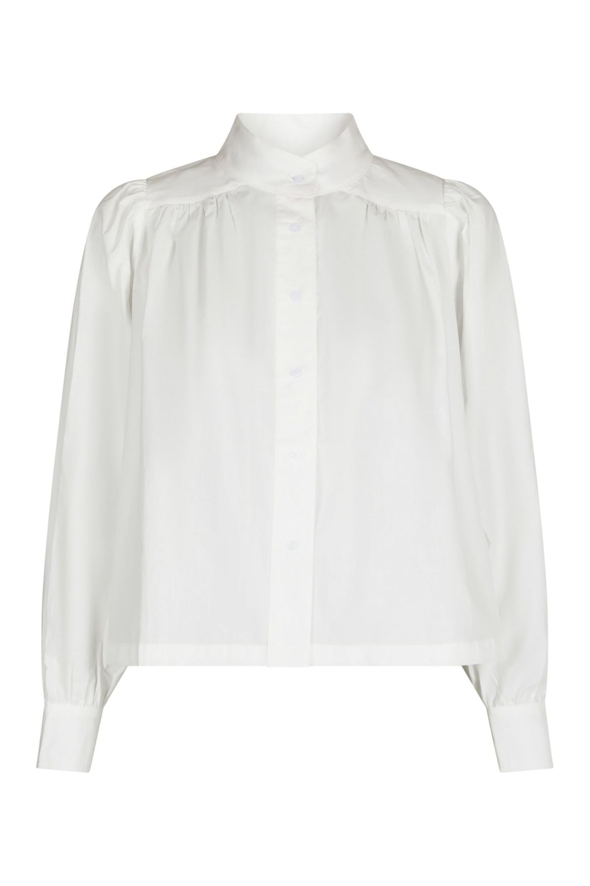 Melya Poplin Shirt - White