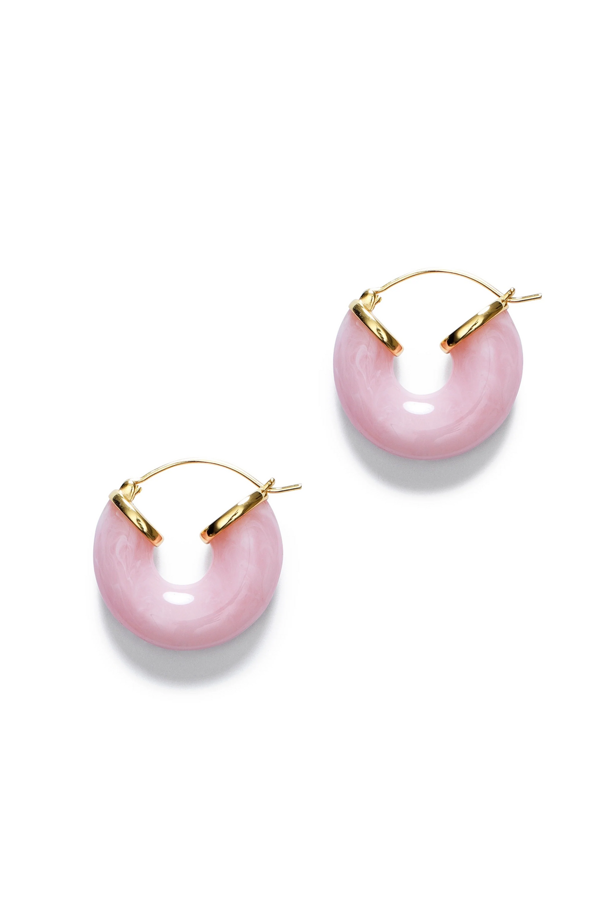 Big Swell Hoops - Rose Blush