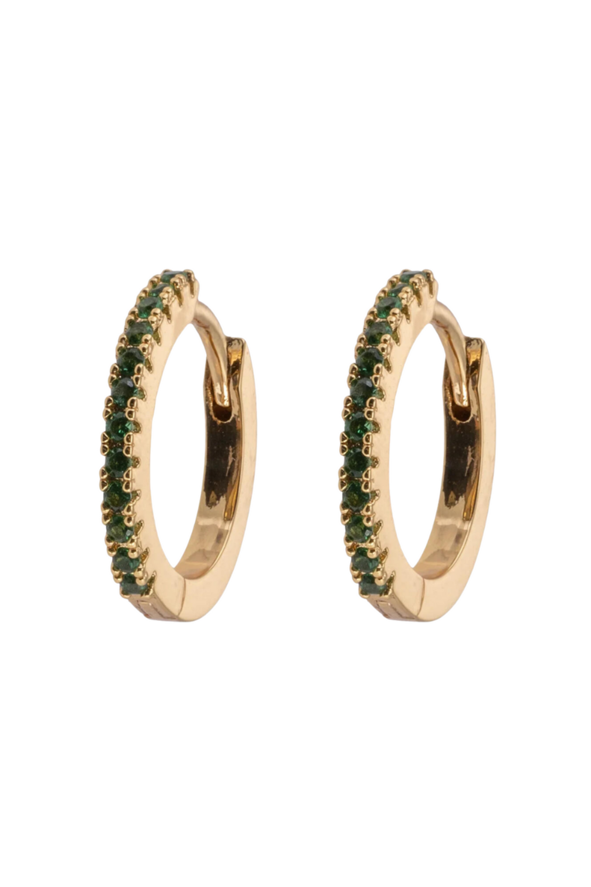 Medium Hoops - Green