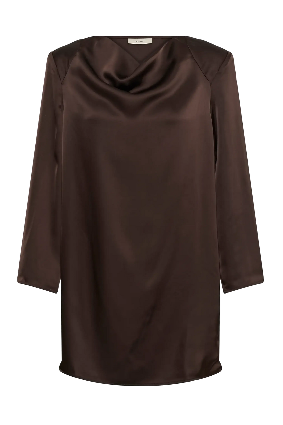 Oliveiw Short Dress - Chocolate Brown