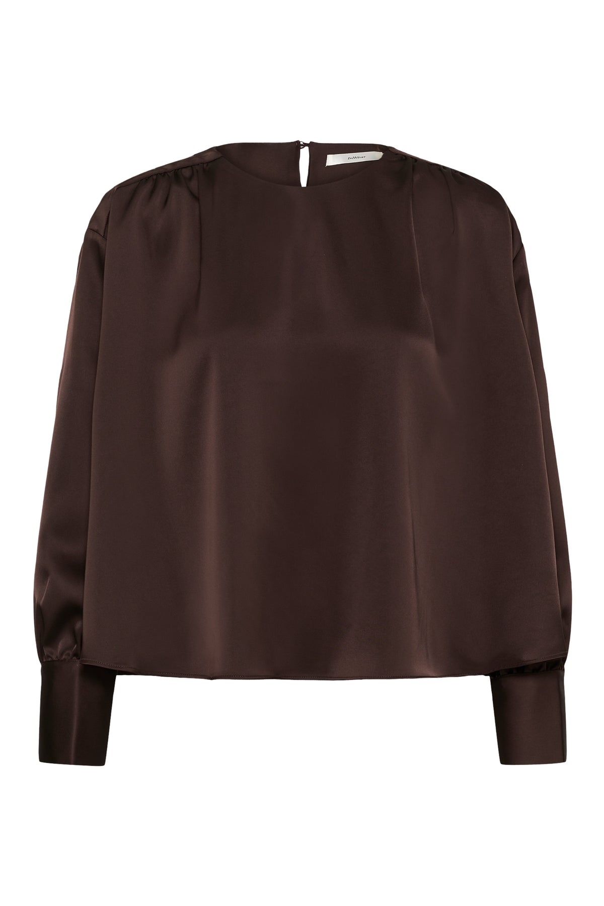 Oliveiw Dawn Blouse - Chocolate Brown
